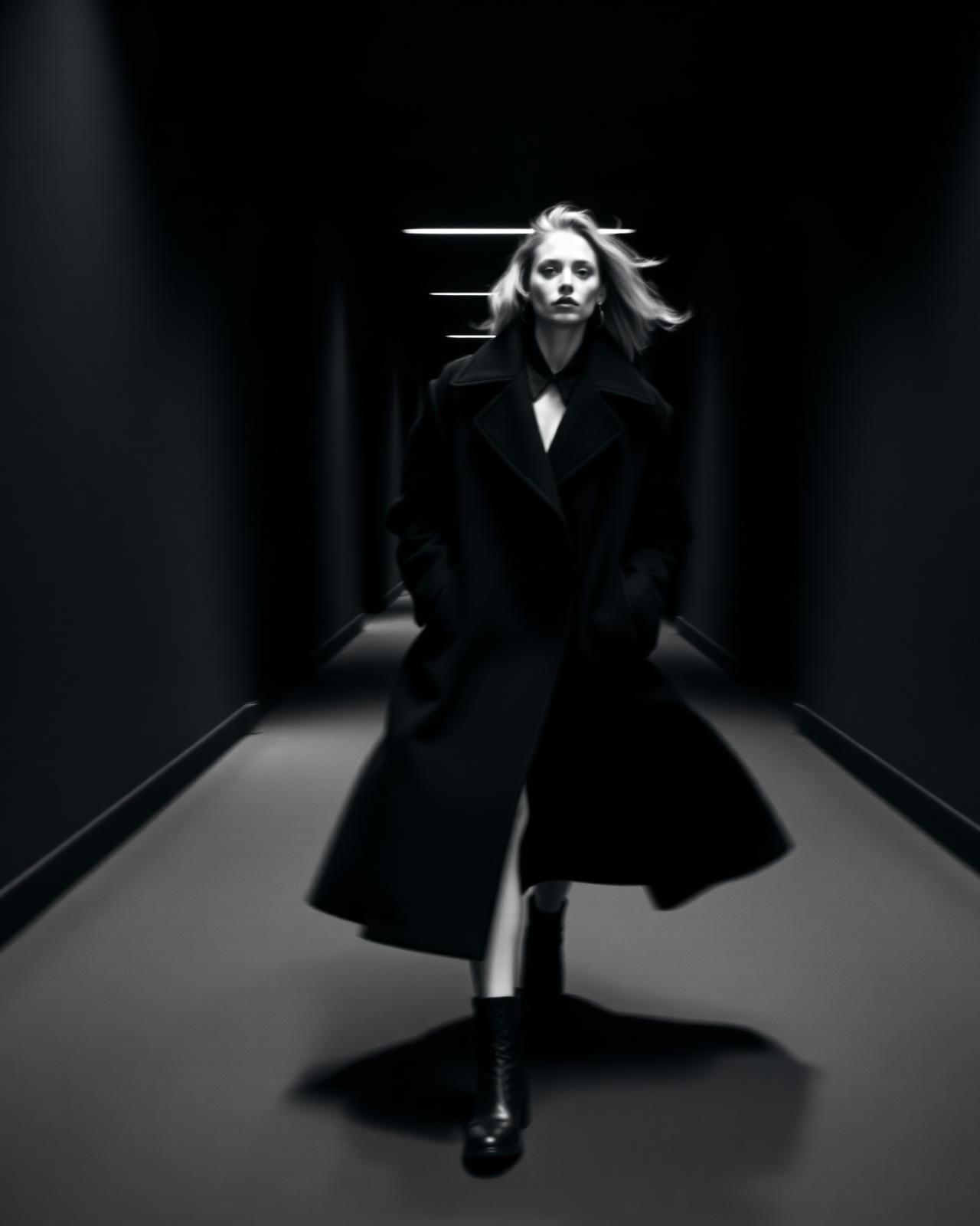Lookbook — coat in motion
