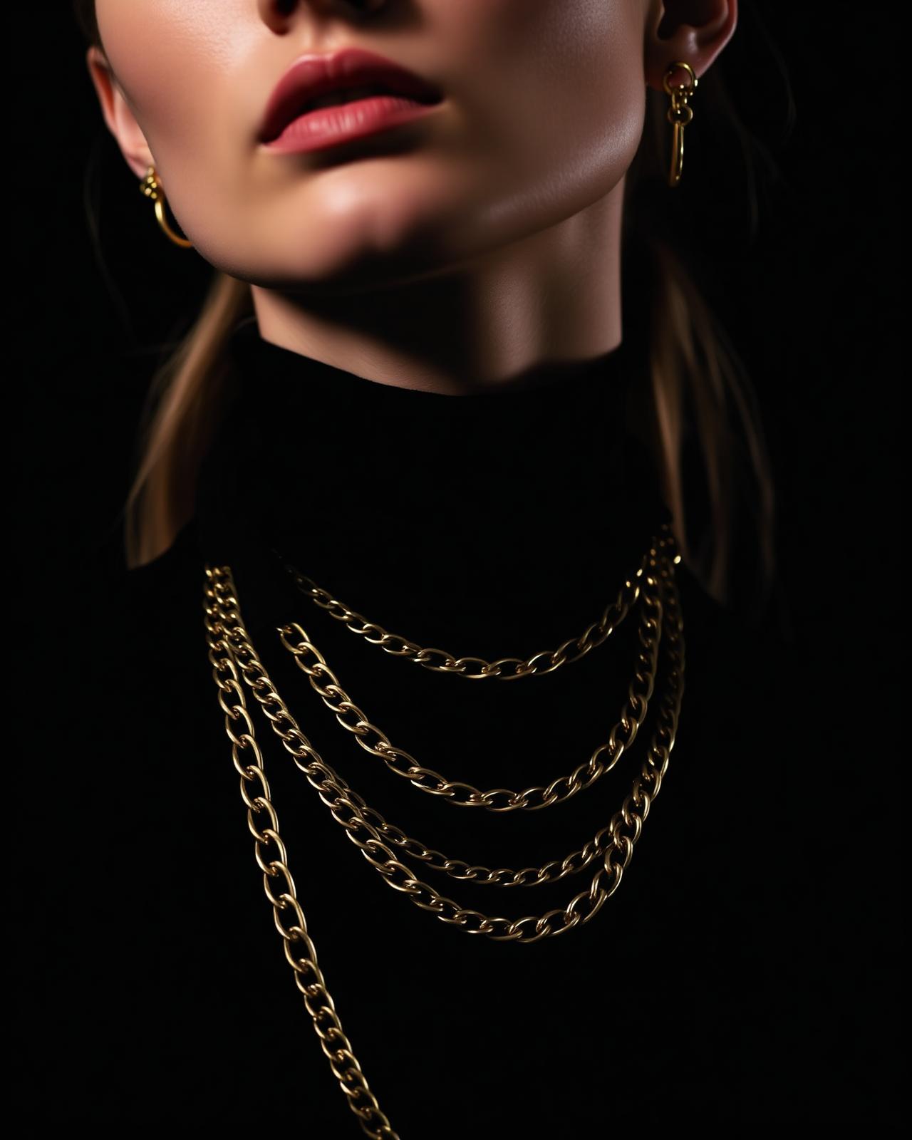Lookbook — gold chain detail